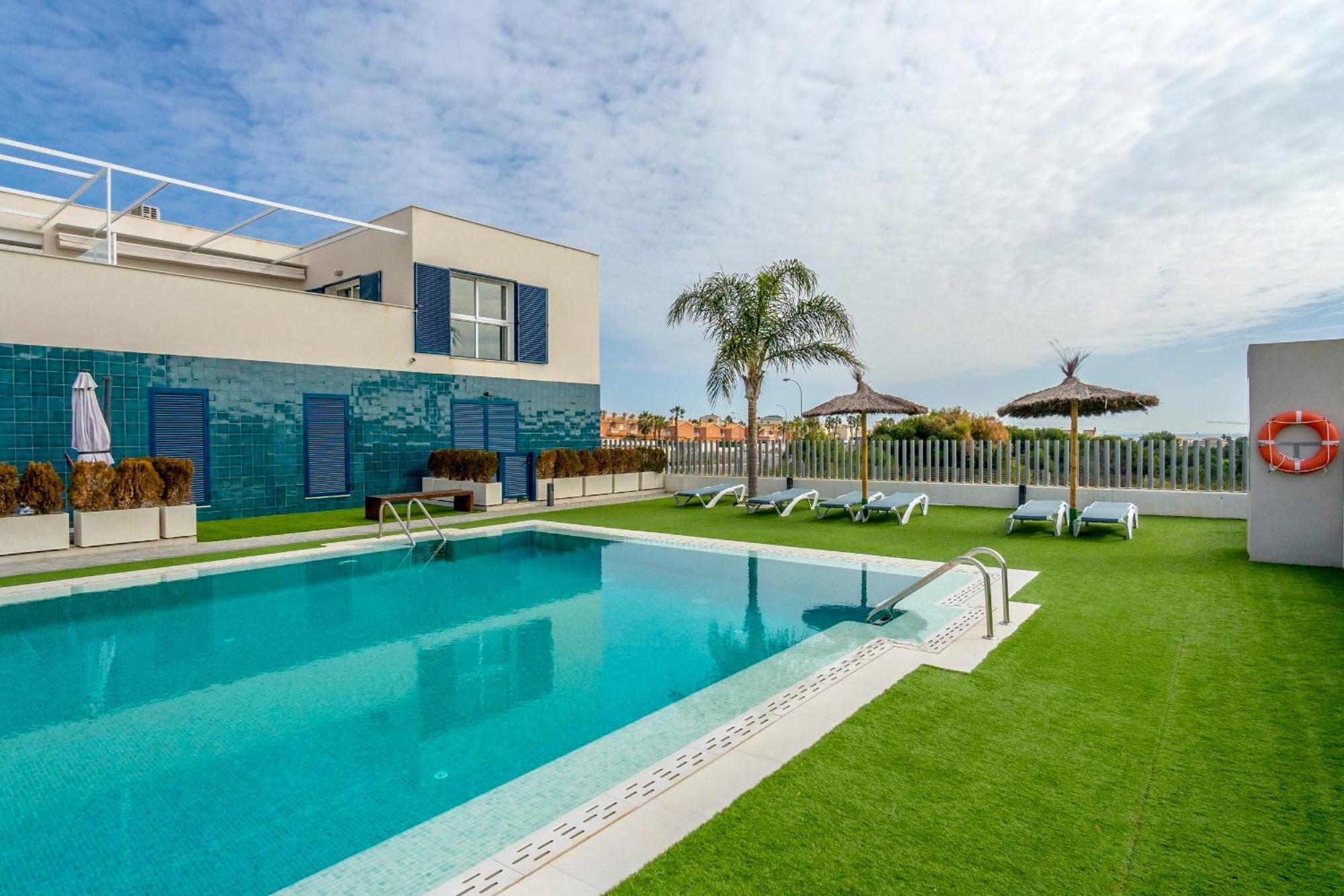 Turquesa Del Mar - Sun & Beach & Golf & Bike - Large Terrace Ground-Floor Spanish Apartment Dehesa de Campoamor  Exteriér fotografie