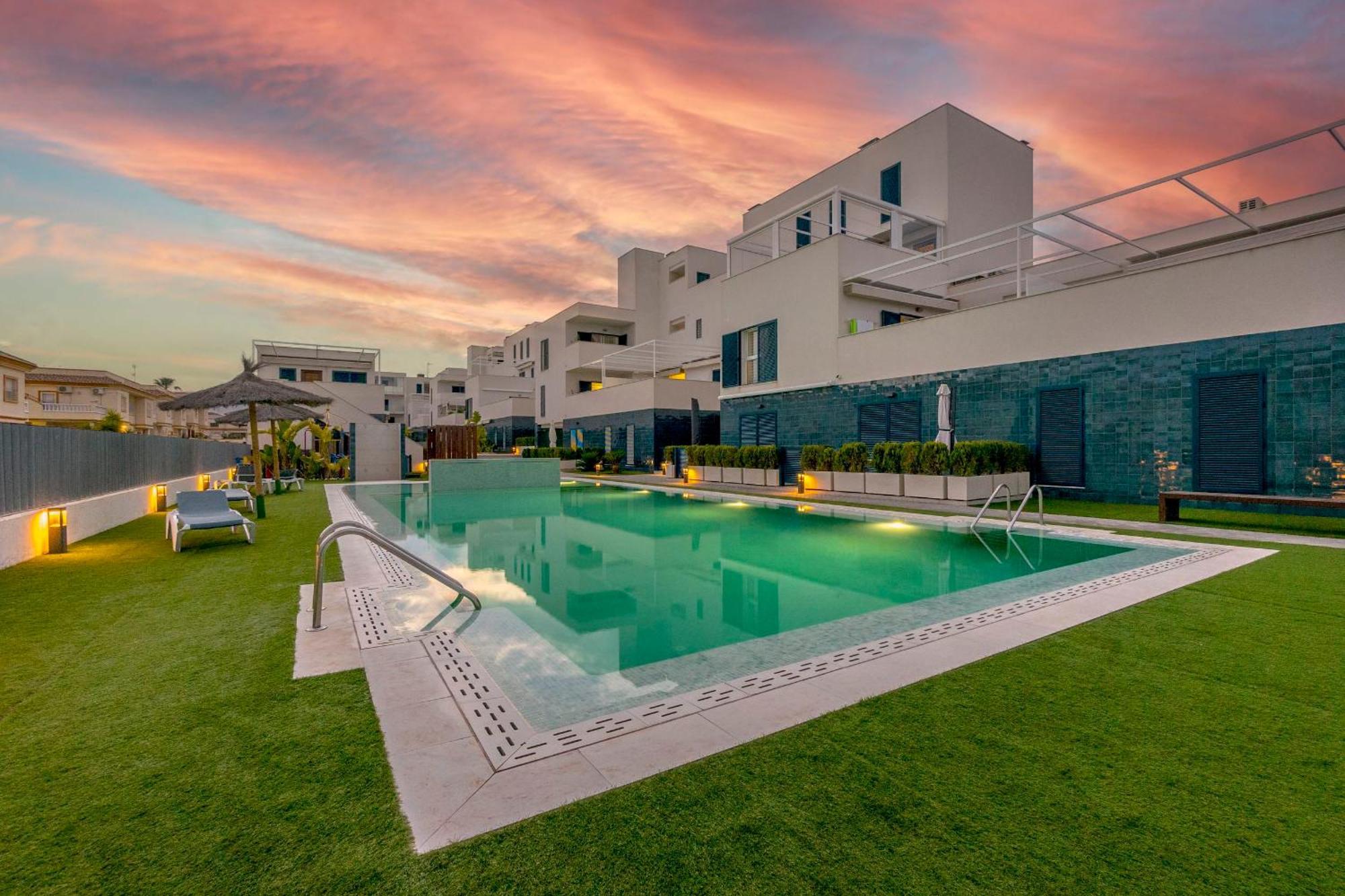 Turquesa Del Mar - Sun & Beach & Golf & Bike - Large Terrace Ground-Floor Spanish Apartment Dehesa de Campoamor  Exteriér fotografie