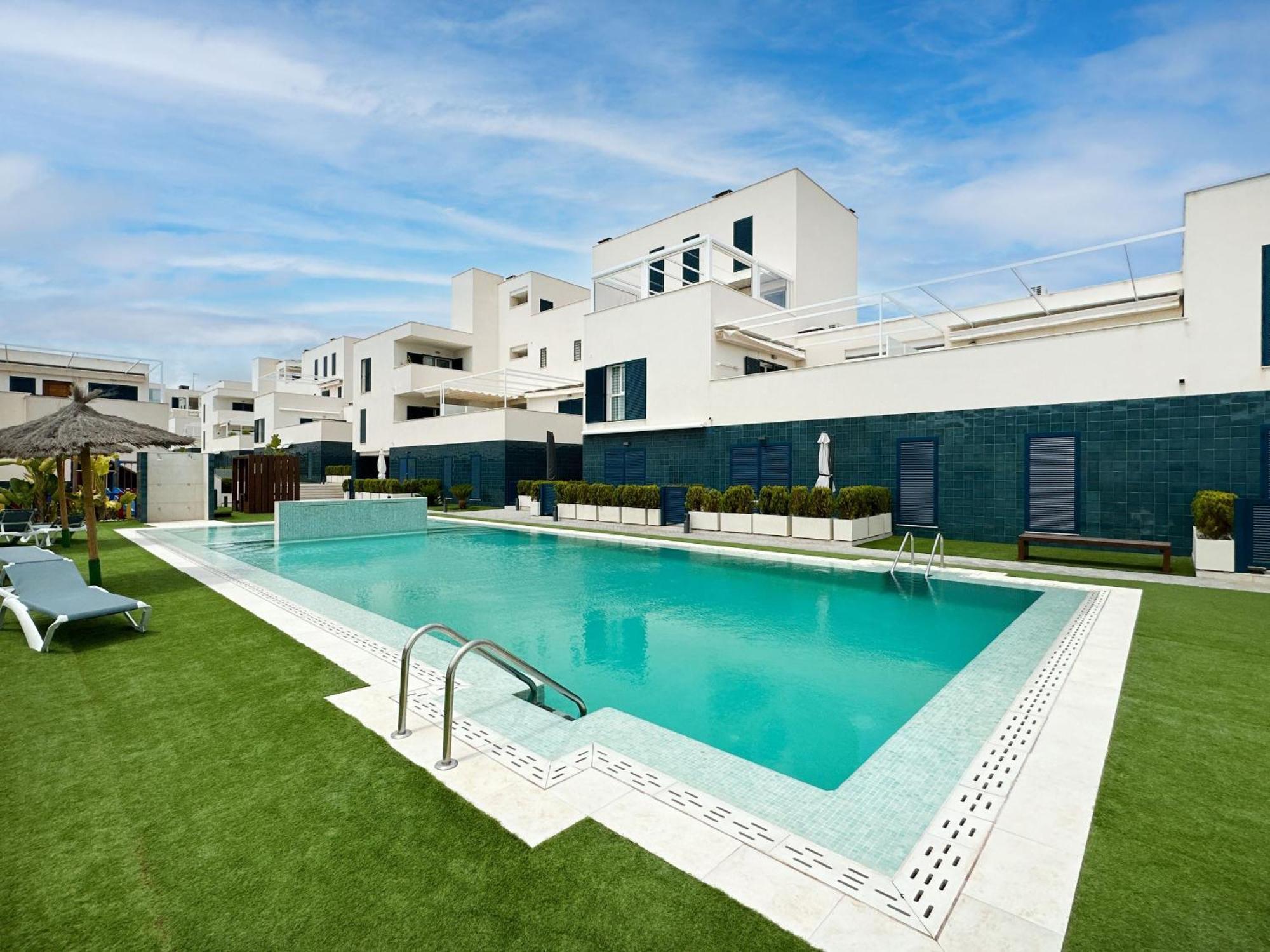 Turquesa Del Mar - Sun & Beach & Golf & Bike - Large Terrace Ground-Floor Spanish Apartment Dehesa de Campoamor  Exteriér fotografie